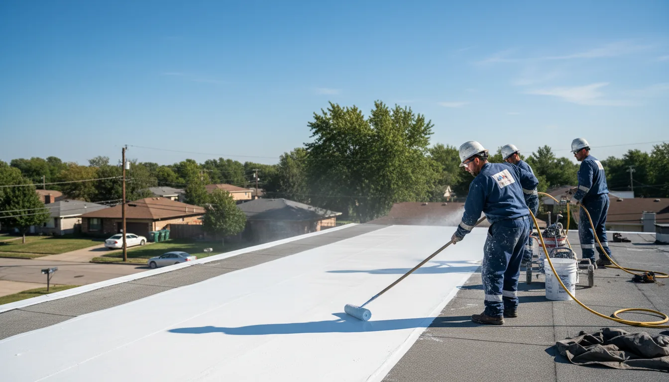 Commercial roof coating in Cave City, AR near me